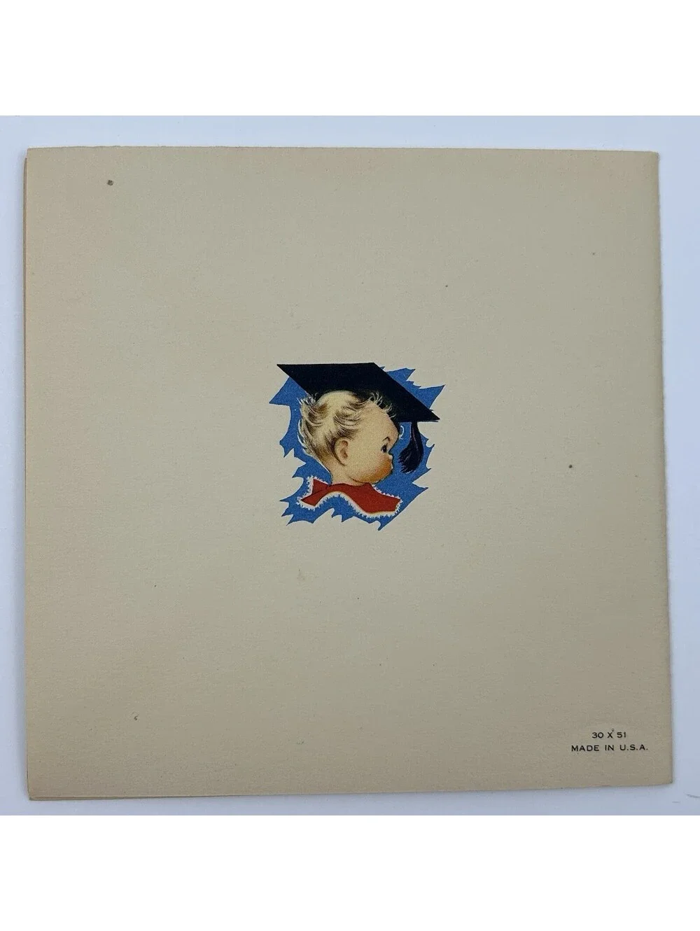 Vintage Charlot Byj Sure Was Good Thank You Card Unused Mid Century 5x5      N-2